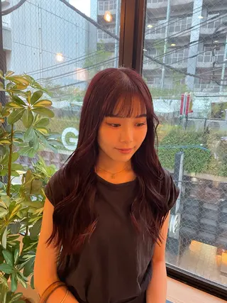 ロング カラー ひなの/透明感 カラー/レイヤーのヘアスタイル