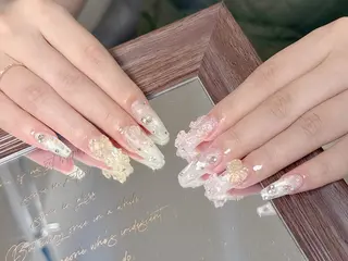 ネイル 🎀も ものネイルデザイン