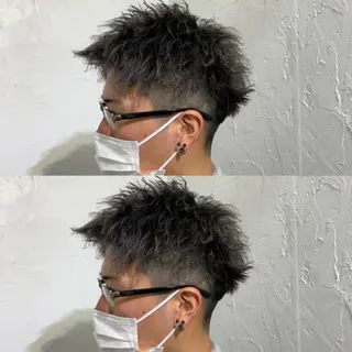 カラー パーマ メンズ メンズ専門店 店長 小柳 裕夢のヘアスタイル