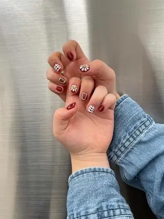 ネイル 束感まつ毛/ネイル/ LED♥KIRARAのマツエク・マツパデザイン