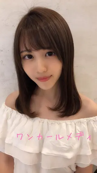 ミディアム 代表山口ひな 髪質改善のプロのヘアスタイル