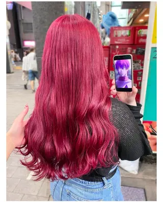 ロング カラー GARU-ガル-所属・TSUNO🦖 派手髪/オタク美容師のヘアスタイル