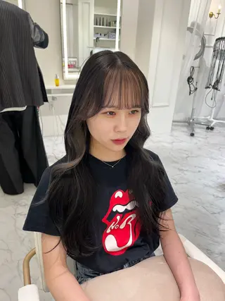 ロング ParveMix /石田 佳澄🩶のヘアスタイル