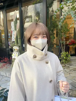 ショート COCOLOeAST所属・yumeno🫧 ハイトーン/ボブ🕊のヘアスタイル