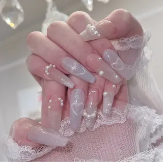 ネイル 長さだし専門 ありさのネイルデザイン