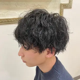 パーマ メンズ 年間2000名担当◎ パーマ職人/仲原佑樹のヘアスタイル