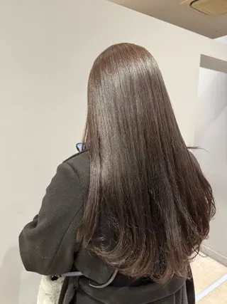 ロング カラー HAREKE Loopidea所属・鈴木結花/立川美容師 /韓国スタイルのヘアスタイル