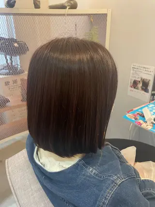 ミディアム 特化✨透明感カラー 白髪染め✨住田緋菜のヘアスタイル