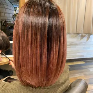 ミディアム 🎈髪質改善カラー 縮毛矯正/河野🎈のヘアスタイル