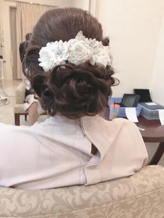 ヘアアレンジ 若井 春実のヘアスタイル