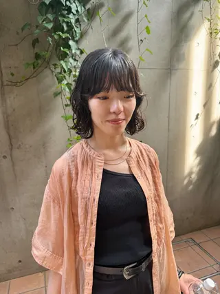 ショート パーマ 大橋 芽衣のヘアスタイル