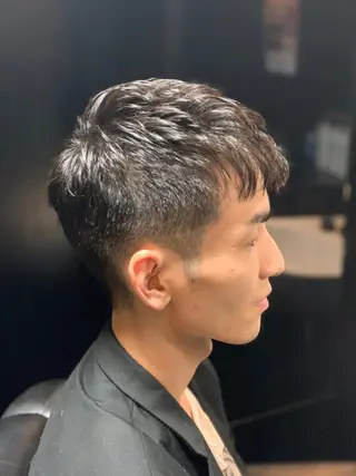 ショート パーマ 花山 薫のヘアスタイル