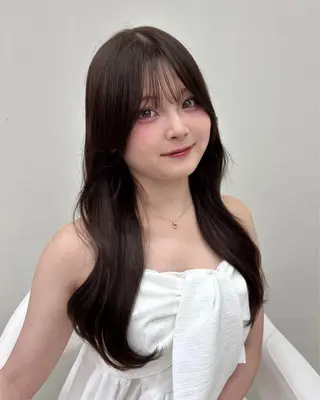 ロング 𝗆𝗂𝗒𝗎 🐈🤍のヘアスタイル