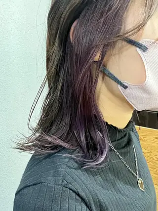 ミディアム 亀田 泰生のヘアスタイル