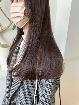 ロング カラー 顔周りカット/透明感 カラー✂️MEIのヘアスタイル