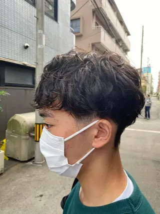 パーマ メンズ メンズブリーチカラー /パーマ ごーた立川のヘアスタイル