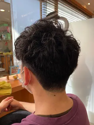 ショート パーマ メンズ 🟢NEGi🟣 🫧髪質改善のヘアスタイル