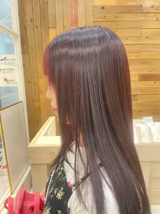 ロング 韓国カラー／エクステ 松戸梨杏のヘアスタイル