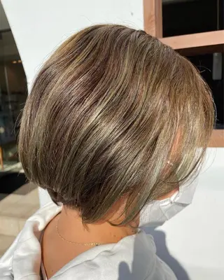 ショート カラー 美容室 Jフィドルファドル所属・わきた かずなのヘアスタイル