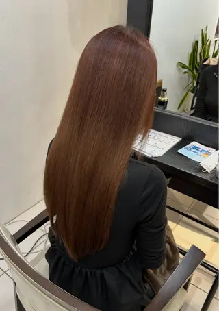 ロング パーマ DIFINO所属・林 星那のヘアスタイル