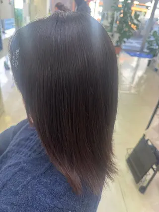 ミディアム タカハシ リナのヘアスタイル
