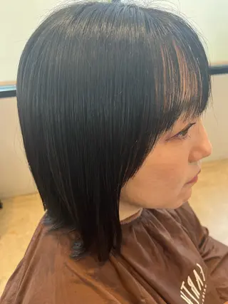 福島 果音のヘアスタイル