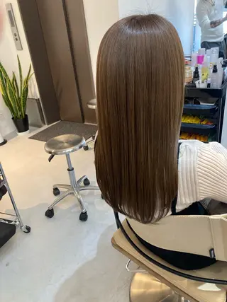 ロング ✨色持ちの良い艶 カラー✨蟹江真世のヘアスタイル