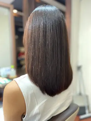 セミロング カラー 濱野 るりかのヘアスタイル