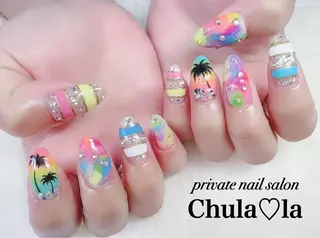 ネイル Chula♡la 豊見城市高安のネイルデザイン