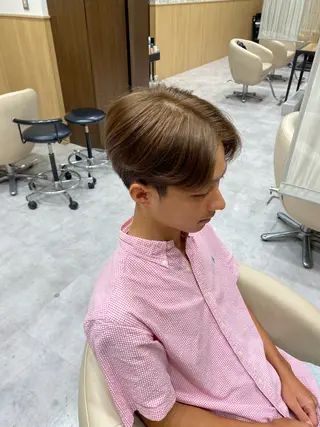 ショート カラー メンズ UNIX所属・村上翼/ハンサム ショート/パーマのヘアスタイル