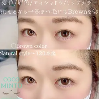 マツエク・マツパ CocoMinto所属・CocoMinto Rie.Mのマツエク・マツパデザイン