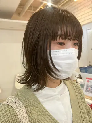 ミディアム カラー SOYON 🤍CHIZU🤍.のヘアスタイル