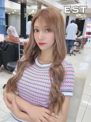 カラー ロング ヘアアレンジ メンズ KAZU TACKYのヘアスタイル