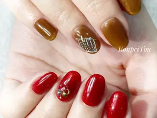 ネイル おうちのネイルサロン konpeiTou〜こんぺいとう〜所属・おうちのネイルサロン KonpeiTouのネイルデザイン