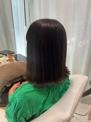 セミロング 須藤 百合香のヘアスタイル