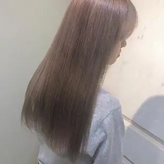 ロング カラー 韓国🇰🇷レイヤー 映える顔周り🩷のヘアスタイル