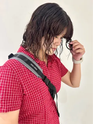 パーマ 👔ボブ﹨似合 わせパーマ🩳ももかのヘアスタイル