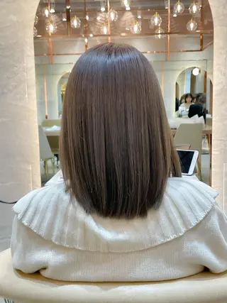 ミディアム カラー レイヤー/韓国ヘア 縮毛矯正🫧鈴木颯のヘアスタイル