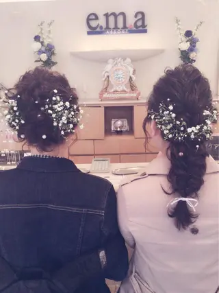 ミディアム セミロング ロング ヘアアレンジ ウプエステティック所属・韓国肌管理 ウプエステティックのエステ・リラクイメージ