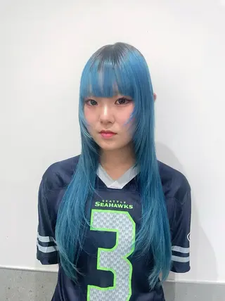 ロング GO TODAY SHAiRE SALON 原宿本店所属・REINA/ブリーチ /ハイトーン/原宿のヘアスタイル