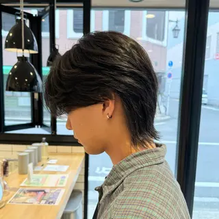 ショート メンズ 艶カラー/暖色カラー /透明感/ryutoのヘアスタイル