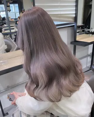 セミロング カラー 小島 貴之のヘアスタイル