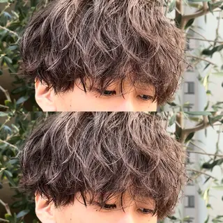 パーマ メンズ 年間2000名担当◎ パーマ職人/仲原佑樹のヘアスタイル