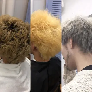 ショート カラー 山口 悟のヘアスタイル