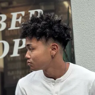パーマ メンズ CUFFIA 天王寺のヘアスタイル