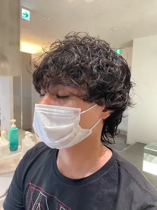 パーマ メンズ 長町/酸性ストレート /曲がる縮毛矯正のヘアスタイル