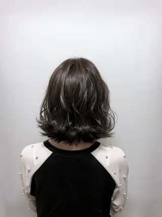 ミディアム カラー 桐原 竜也のヘアスタイル