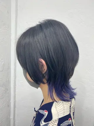 ミディアム 藤井 友貴のヘアスタイル