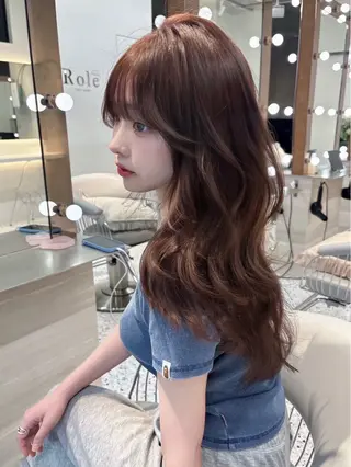 ロング カラー 髪質改善×韓国ヘアサロン　Role 博多【ロール】所属・🤍韓国ワンホンヘア ayaha🤍のヘアスタイル