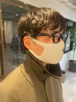 パーマ メンズ REONA🪽✨ 日常に馴染む髪🫧のヘアスタイル